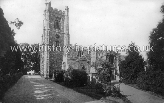St Marys Church, Great Dunmow, Essex. c.1914